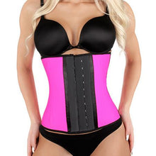 Load image into Gallery viewer, Kardashian's Favorite Shaped Latex Waist Trainer - Pink - Less+mORE