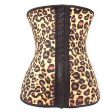 Load image into Gallery viewer, free_shipping_waist_trainer_Leopard Gym Hourglass Shaped Waist Trainer 3 Hook - Less+mORE
