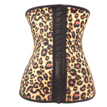 Load image into Gallery viewer, free_shipping_waist_trainer_Leopard Gym Hourglass Shaped Waist Trainer 3 Hook - Less+mORE