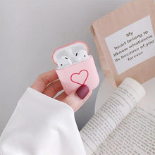 Load image into Gallery viewer, Cute Earphone Cover For Apple AirPods 1 2 Cases AirPods2 Protection Air Pods Matte Skin Frosted Hard Pink Love Heart Accessories - Less+mORE
