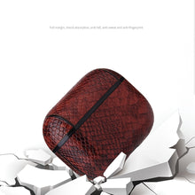 Load image into Gallery viewer, AirPods Pro Case - Snake Skin Pattern PU Leather-Brown - Less+mORE