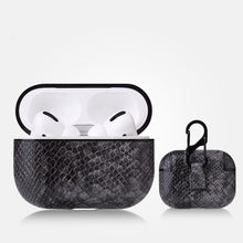 Load image into Gallery viewer, AirPods Pro Case - Snake Skin Pattern PU Leather-Brown - Less+mORE