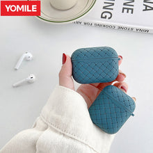 Load image into Gallery viewer, Earphone Case For Apple AirPods Pro/2 Soft TPU Cover ,Wireless Bluetooth Headphone Air Pods Weaving Grid Protective Case - Less+mORE