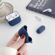 Load image into Gallery viewer, Earphone Case For Apple AirPods Pro/2 Soft TPU Cover ,Wireless Bluetooth Headphone Air Pods Weaving Grid Protective Case - Less+mORE
