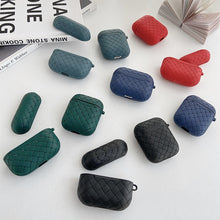 Load image into Gallery viewer, Earphone Case For Apple AirPods Pro/2 Soft TPU Cover ,Wireless Bluetooth Headphone Air Pods Weaving Grid Protective Case - Less+mORE