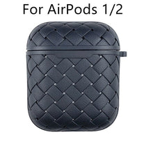 Load image into Gallery viewer, Earphone Case For Apple AirPods Pro/2 Soft TPU Cover ,Wireless Bluetooth Headphone Air Pods Weaving Grid Protective Case - Less+mORE
