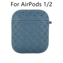 Load image into Gallery viewer, Earphone Case For Apple AirPods Pro/2 Soft TPU Cover ,Wireless Bluetooth Headphone Air Pods Weaving Grid Protective Case - Less+mORE