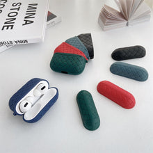 Load image into Gallery viewer, Earphone Case For Apple AirPods Pro/2 Soft TPU Cover ,Wireless Bluetooth Headphone Air Pods Weaving Grid Protective Case - Less+mORE