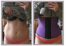 Load image into Gallery viewer, Kardashian's Favorite Shaped Latex Waist Trainer - Purple - Less+mORE