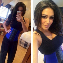 Load image into Gallery viewer, Kardashian's Favorite Shaped Latex Waist Trainer - Blue - Less+mORE
