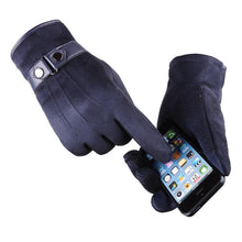 Load image into Gallery viewer, Winter Men's Classy Suede Touch Screen Windproof Gloves - Less+mORE