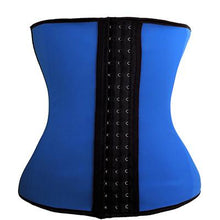 Load image into Gallery viewer, Kardashian's Favorite Shaped Latex Waist Trainer - Blue - Less+mORE