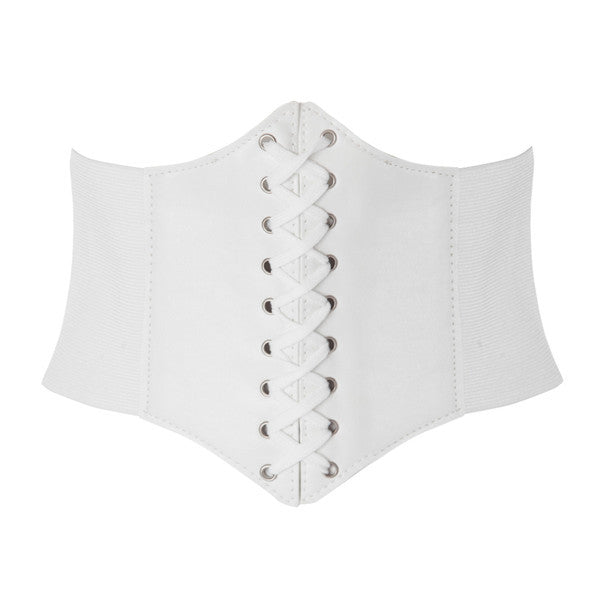Kylie's Style Lace-Up Waist Corset Belts  Less+moRE Waist Shape Outfit –  Less+mORE