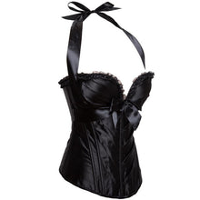 Load image into Gallery viewer, Corset Top With Bow Waist Corset Bustier Outwear - Less+mORE