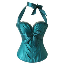 Load image into Gallery viewer, Bow Waist Corset Bustier Outwear - White - Less+mORE