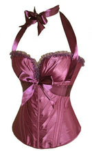 Load image into Gallery viewer, Corset Top With Bow Waist Corset Bustier Outwear - Less+mORE