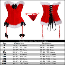 Load image into Gallery viewer, Christmas Sexy Corsets For Women Miss Santa Bustier - Less+mORE