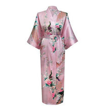 Load image into Gallery viewer, Japanese Flower Kimono Dress Gown - Less+mORE