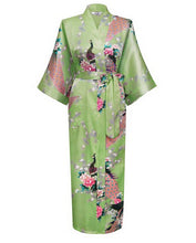Load image into Gallery viewer, Japanese Flower Kimono Dress Gown - Less+mORE