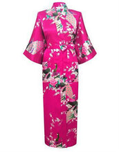 Load image into Gallery viewer, Japanese Flower Kimono Dress Gown - Less+mORE