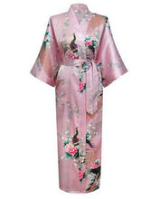 Load image into Gallery viewer, Japanese Flower Kimono Dress Gown - Less+mORE