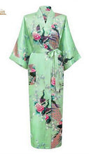 Load image into Gallery viewer, Japanese Flower Kimono Dress Gown - Less+mORE