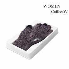 Load image into Gallery viewer, Knitted Wool Touch Screen Texting Functional Gloves - Brown - Less+mORE
