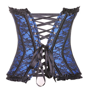 New! Very Sexy Lace Corset in Colors - Less+mORE
