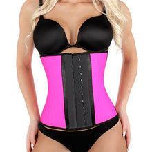 Load image into Gallery viewer, Kardashian&#39;s Favorite Shaped Latex Waist Trainer - Pink - Less+mORE
