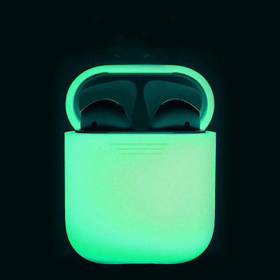 Luminous AirPods Silicone Cover Case Anti-lost Protective Cover Skin Case - Less+mORE