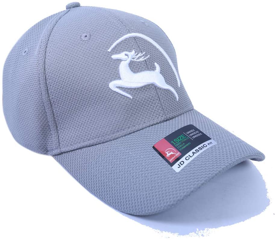 Jungle Deer Plain Baseball Cap -- Titanium Grey - Less+mORE