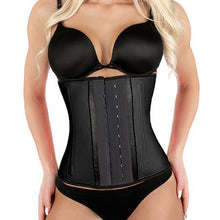 Load image into Gallery viewer, Kardashian&#39;s Favorite Shaped Latex Waist Trainer-Black - Less+mORE
