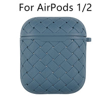 Load image into Gallery viewer, Earphone Case For Apple AirPods Pro/2 Soft TPU Cover ,Wireless Bluetooth Headphone Air Pods Weaving Grid Protective Case - Less+mORE
