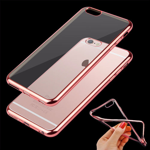 Ultra Thin Clear Rubber Case For iPhone - Less+mORE